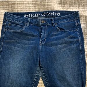 Articles Of Society Mya Light Blue Skinny Jeans